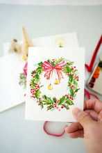 Load image into Gallery viewer, Watercolor Painting Kit: Christmas Cards | Paint-Your-Own