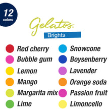 Load image into Gallery viewer, Gelatos Pigment Art Sticks, Brights - 15-Piece Set
