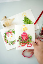 Load image into Gallery viewer, Watercolor Painting Kit: Christmas Cards | Paint-Your-Own