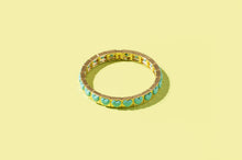 Load image into Gallery viewer, Enamel Stretch Bracelet - Earth Tone Colors - Asst Styles: Gold w/ Pink Pearls - Maeve