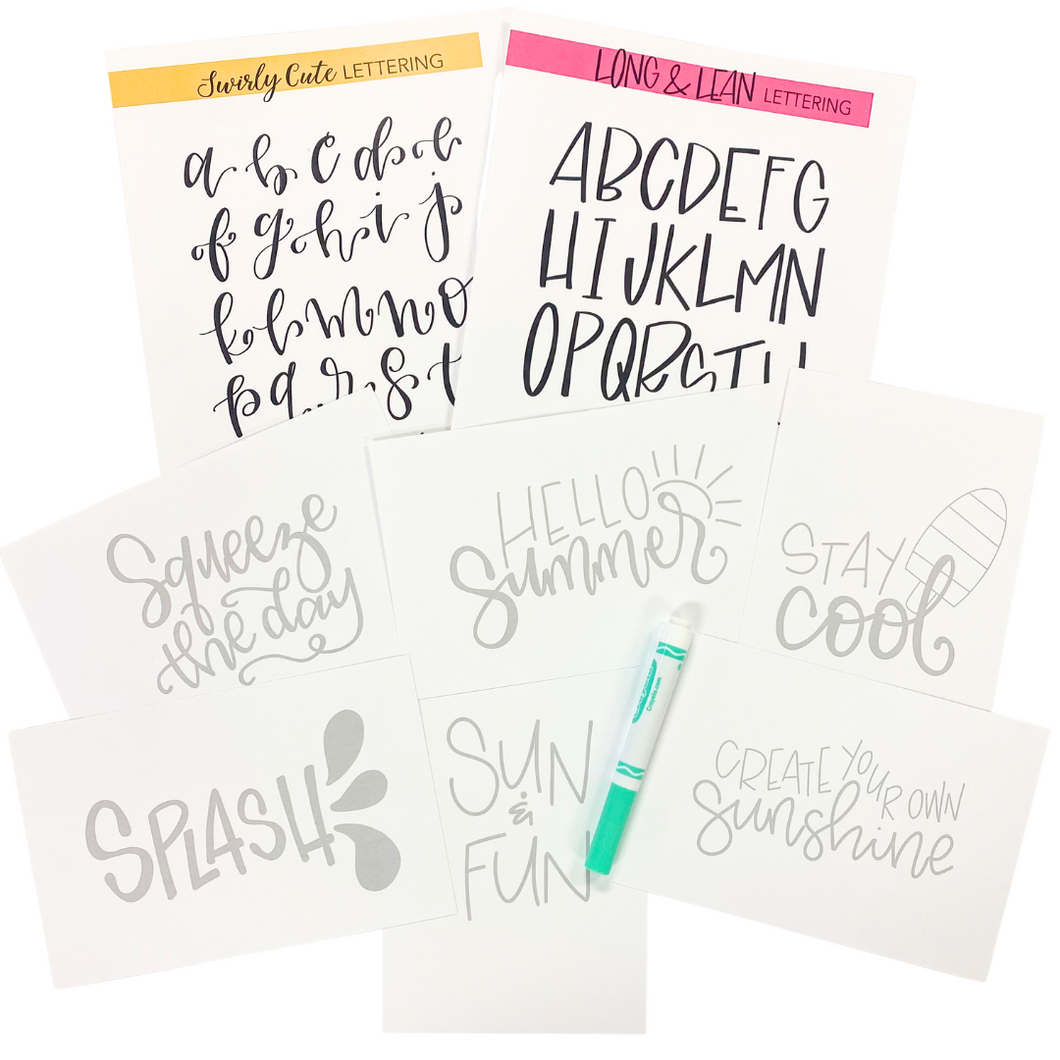 Summer Lettering Bundle