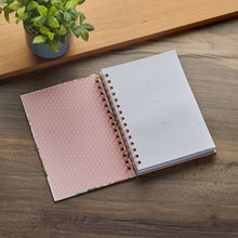 Load image into Gallery viewer, Journal Wirebound Pink Floral Strength &amp; Dignity Prov. 31:25
