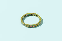 Load image into Gallery viewer, Enamel Stretch Bracelet - Earth Tone Colors - Asst Styles: Gold w/ Pink Pearls - Maeve
