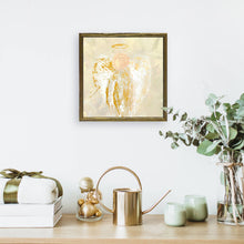 Load image into Gallery viewer, Holiday - Be Still Angel - Gold Kasey Hope Canvas
