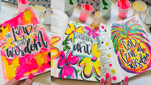 Bible Journaling with Fluid Acrylics Tutorial (Video Download)