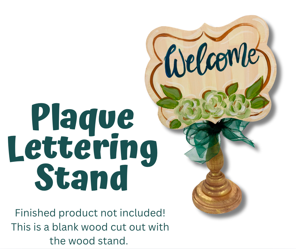Plaque Lettering Stand Kit