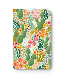 Cactus Blooms Dotted Journal Notebook