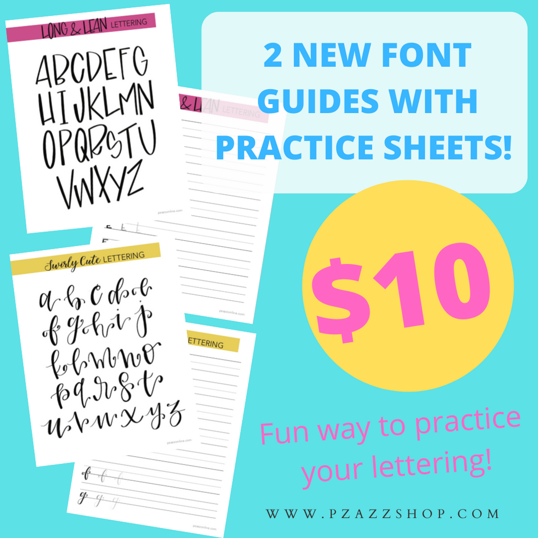 Font Guides & Practice Sheets (Digital)
