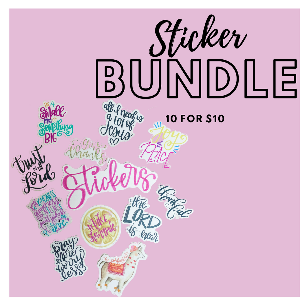 Sticker Bundle- 10 for $10